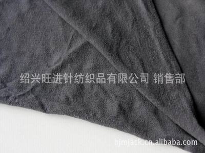 绍兴旺进针纺织品 厂家直供漂白色32S全涤纱汗布，140克高品质针织面料解析